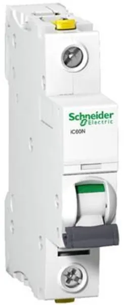 Schneider Electric Acti9 Jistič iC60N, 1P 13A C, s dvojitou svorkou, 18 mm