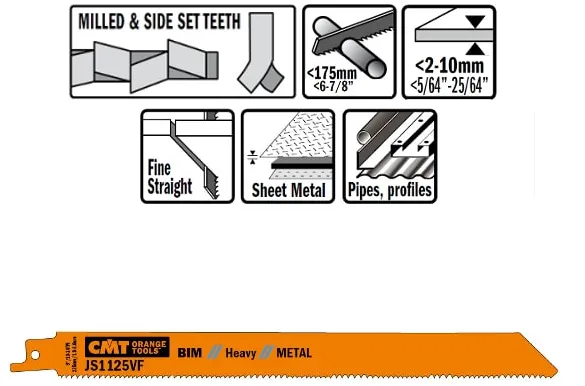 Bajonetová čepel 225mm BIM Heavy