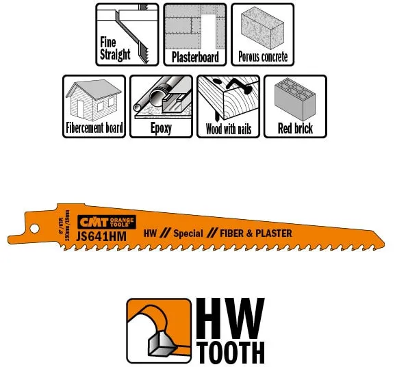 CMT Bajonetová čepel 150mm HM Spec