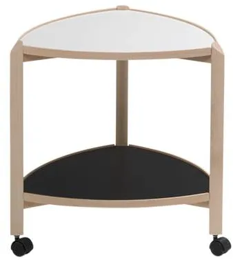 Thomsen Furniture Visit servírovací stolek - buk/melamin - přírodní buk - 55x50x50 cm