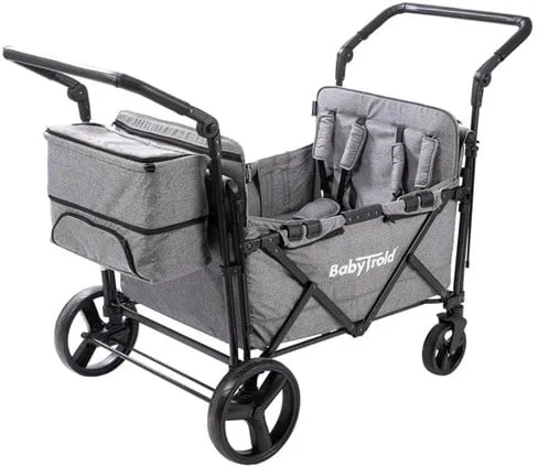 Babytrold Fun Kočárek (vč. sedadel) Šedý