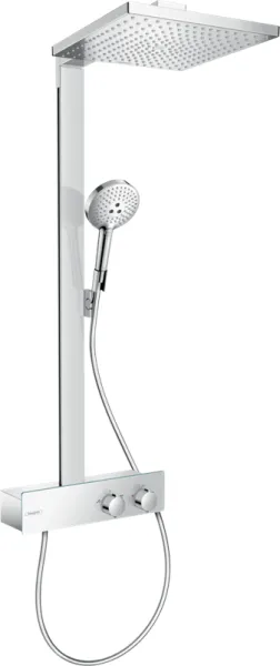 Hansgrohe Raindance E Showerpipe 300 sprchový systém se ShowerTablet 350, 1 typ proudu, chrom