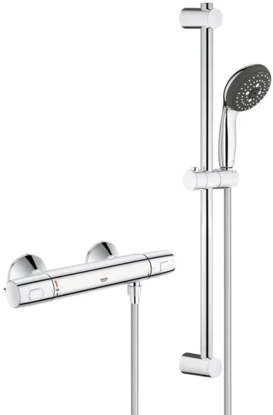 Grohe Precision Trend sprchová sada s termostatickou baterií, chrom