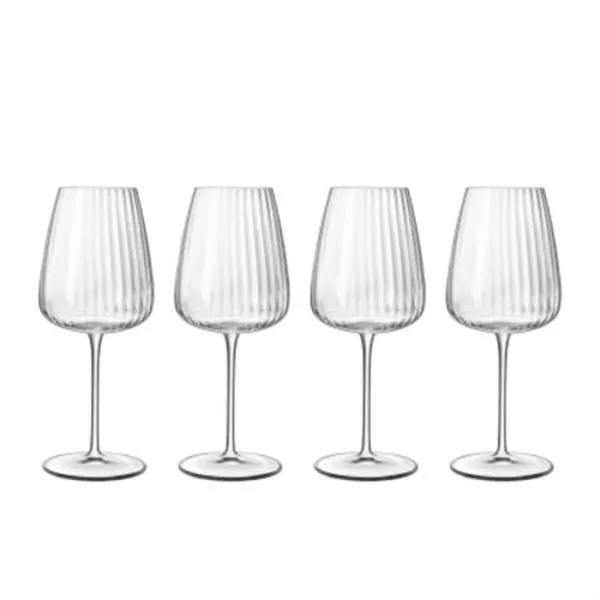 Luigi Bormioli Optica chardonnay sklenice na bílé víno - 55 cl 4 ks.