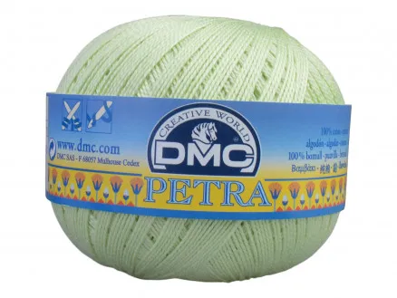 DMC Petra No. 8 Háčkovací příze Jednobarevná 5772 Pistácie