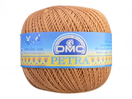 DMC Petra č. 5 Háčkovací příze Jednobarevná 5436 Karamel