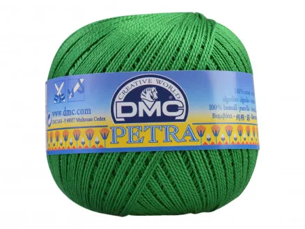 DMC Petra Nr. 5 Háčkovací příze Jednobarevná 5700 Tmavě zelená
