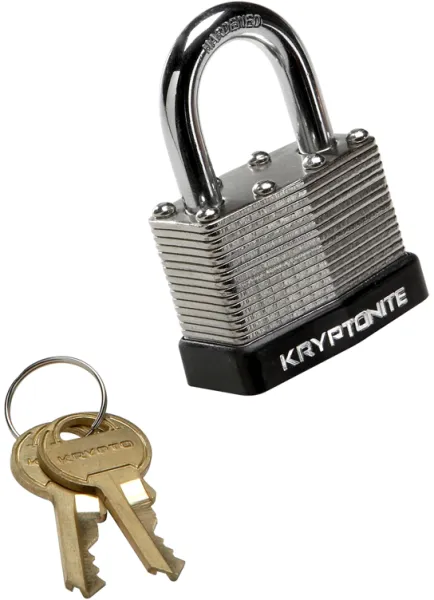 Kryptonite visací zámek - Visací zámek s klíčem - Kalená ocel - 44 mm