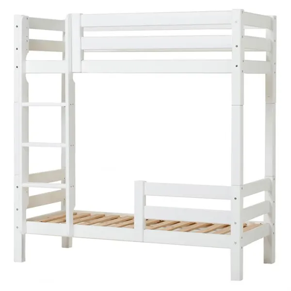 Hoppekids ECO Luxury vysoká patrová postel s žebříkem a zábranou - 70 x 160 cm