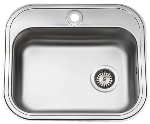 Juvel Intra juvel kuchyňský dřez bmk480b1 480 x 340 mm matný s odtokovým sítkem