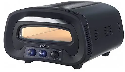Nordic Sense Elektrická pizza trouba 1700 wattů - Černá