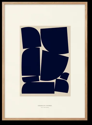 Peléton Shapes of Curves 06 50x70 Plakát