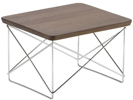 Vitra Occasional LTR Noční stolek Ořech/Chrom