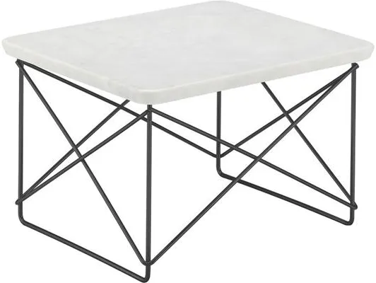 Vitra Occasional LTR Noční stolek Světlý mramor/Černá