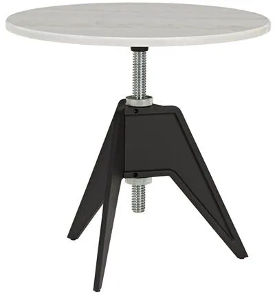 Tom Dixon Screw Odkládací stolek Ø60 Bílý