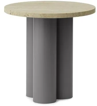 Normann Copenhagen Dit Odkládací stolek Šedá/Travertine Light