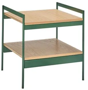 Hübsch Jaunty Odkládací stolek Zelená/Přírodní