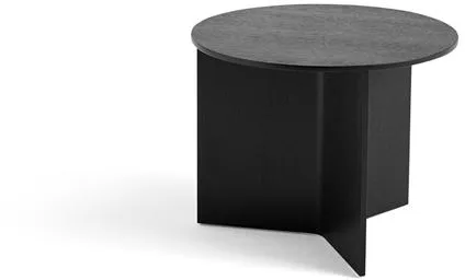 Konferenční stolek HAY Slit Wood kulatý Ø45 černý
