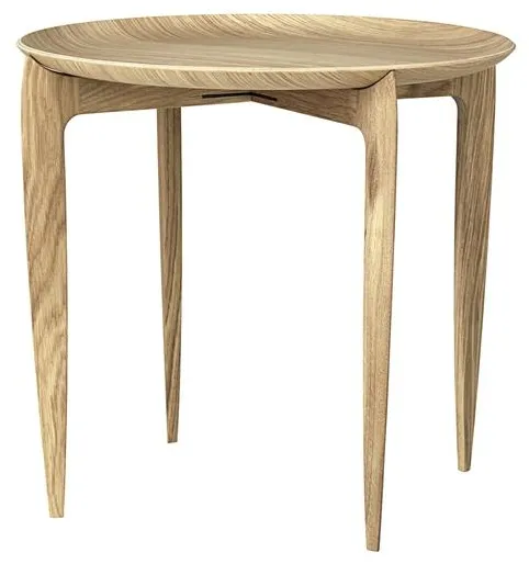 Konferenční stolek Fritz Hansen Tray dub Ø45