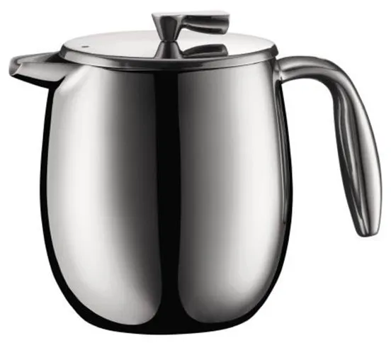 BODUM - COLUMBIA French press Nerezová ocel - 4 šálky 0,5 L - Matný chrom