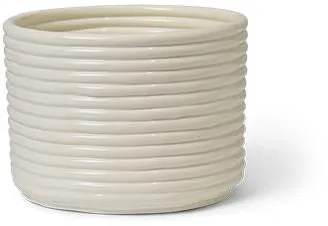 Ferm Living Corduroy Květináč - Off-white