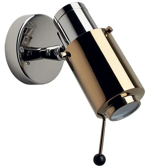 Biny Spot Nástěnná lampa Nikl & Zlato s LED